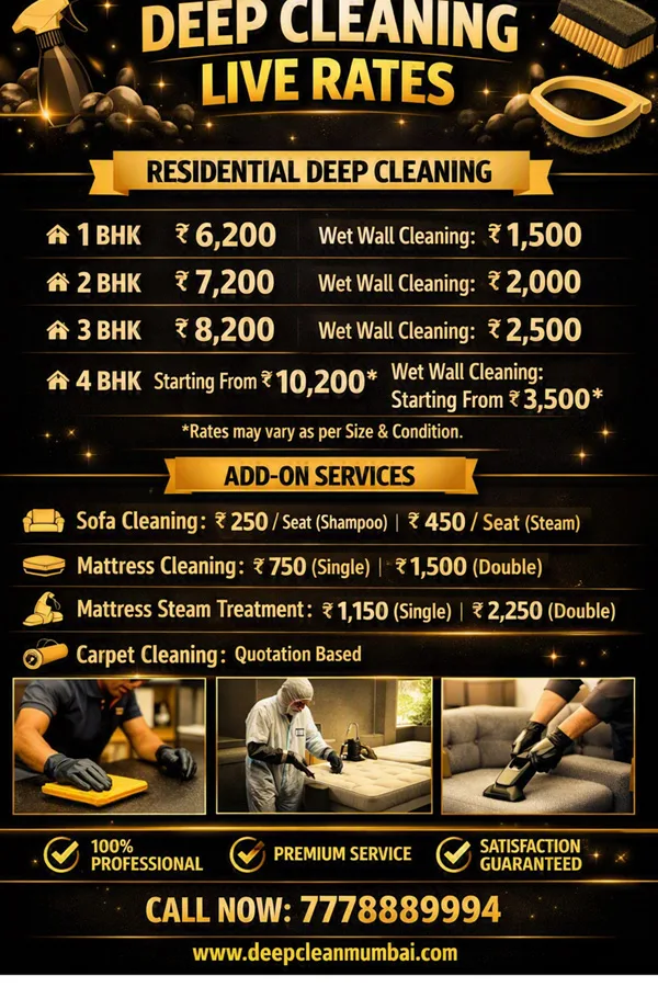 Professional deep cleaning service by Infinite X-Tensions