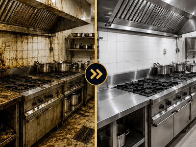Commercial Kitchen Cleaning Services Mumbai, Thane and Navi-Mumbai